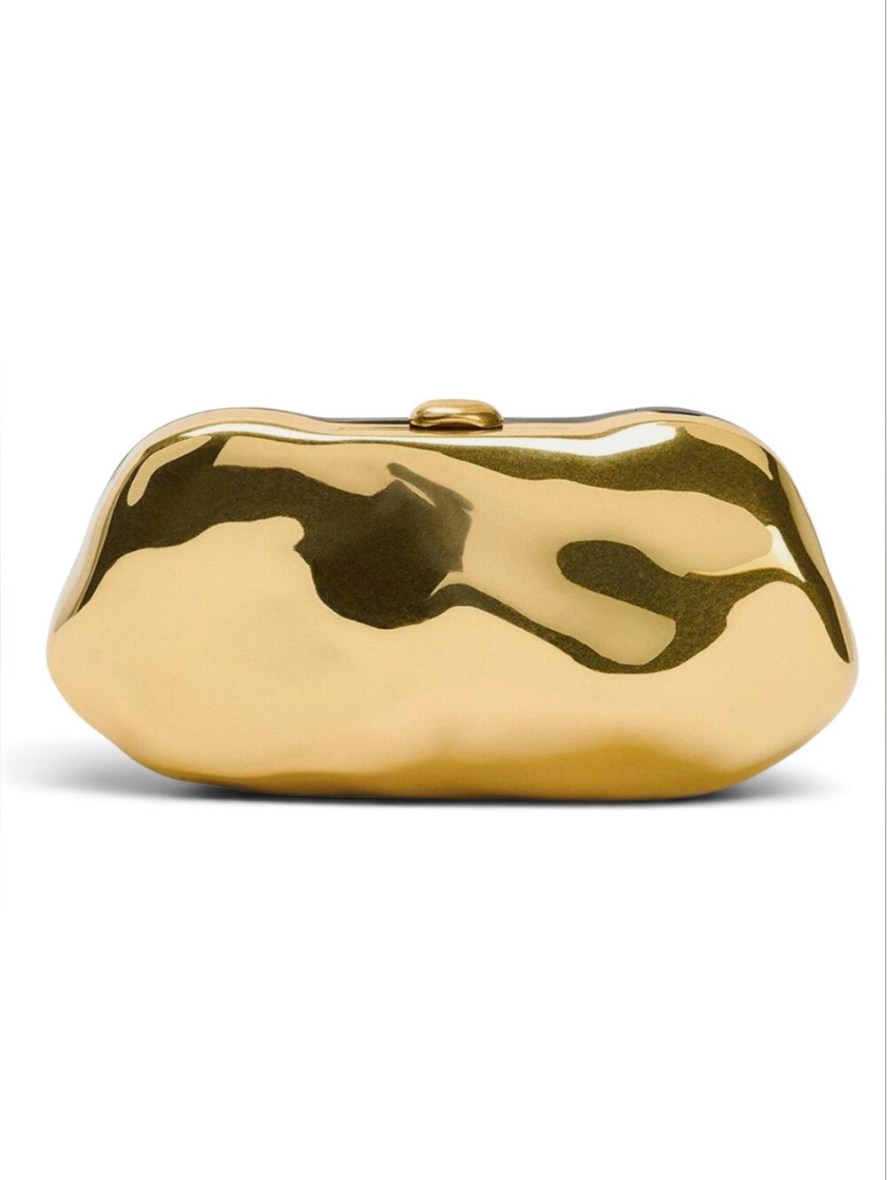 ZARA Metallic Crossbody Box Clutch Bag - Picture 1 of 16